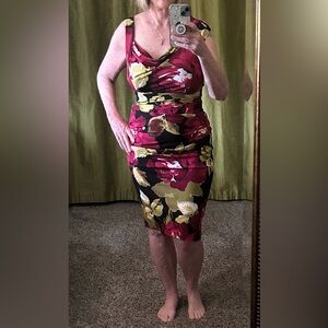 Floral print dress